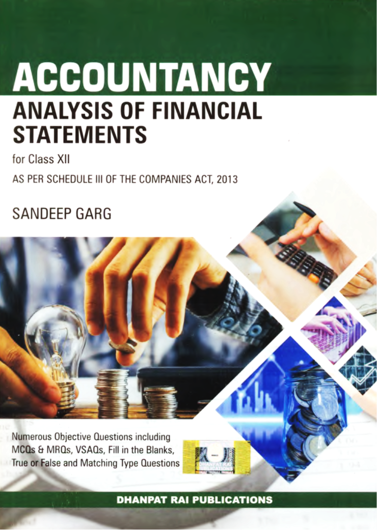 Accountancy for Class XII(Sandeep Garg)